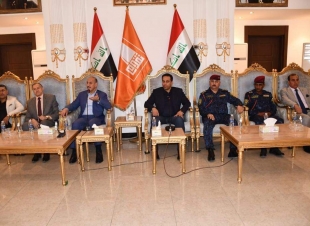 الجنابي يستقبل وزير الشباب والرياضة و يفتتح ملعب المدائن الرياضي