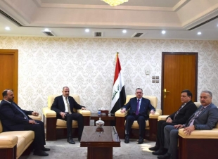 الوكيل البرزنجي يستقبل اعضاء من فريق التواصل الالكتروني الحكومي