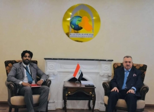 وكيل وزارة الخارجية للشؤون متعددة الأطراف والشؤون القانونية يستقبل الممثل المؤقت لهيئة الامم المتحدة للمرأه في العراق (UN WOMEN