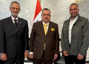 سفارة جمهورية العراق لدى المملكة الأردنية الهاشمية تستقبل المدير الإقليمي لمنظمة الخدمات الإغاثية الإنسانية