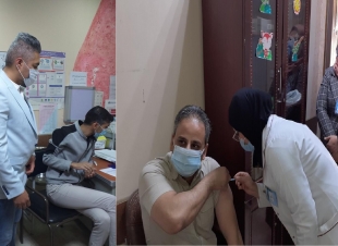  قطاع الدورة ينطلق بحملة تطعيم لقاح استرازينكا المضاد لكورونا