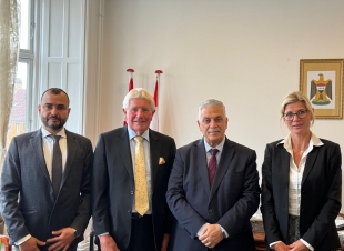 رئيس  بعثة جمهورية العراق لدى الدنمارك يستقبل ممثلين عن شركة Scandi Faz