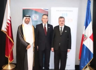 السفير عمر البرزنجي يحضر احتفالية العيد الوطني لجمهورية الدومنيكان في العاصمة القطرية الدوحة
