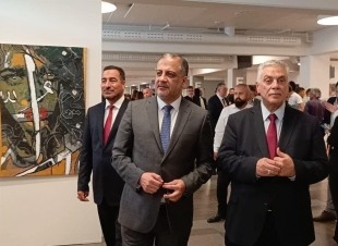 رئيس بعثة جمهورية العراق في الدنمارك يستقبل معالي وزير الرياضة والشباب السيد احمد المبرقع