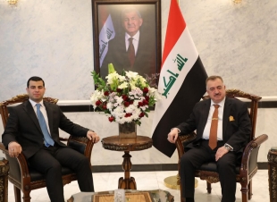 السفير البرزنجي يستقبل رئيس مكتب الشؤون البرلمانية والنقابية في حزب الوحدويون الديمقراطي الاجتماعي الاردني