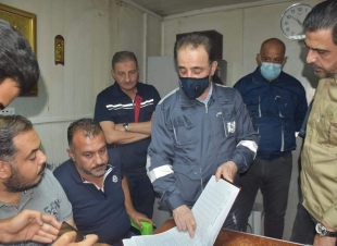 وكيل الوزارة لشؤون الانتاج يعفي مدير قطاع الدورة ومعاونه ومسؤولي فرق الصيانة من مناصبهم