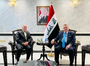 سفير جمهورية العراق لدى المملكة الأردنية الهاشمية يستقبل رجل الأعمال العراقي ملا رضا