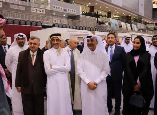  السفير عمر البرزنجي يلبي دعوة صلاح غانم العلي وزير الثقافة والرياضة القطري