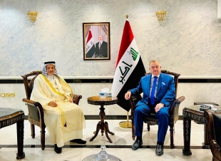 سفير جمهورية العراق لدى المملكة الأردنية الهاشمية يستقبل الشيخ إياد فرحان حمود الصوافي
