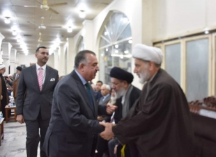 الوكيل البرزنجي يقدم واجب العزاء لرئيس المجلس الأعلى الإسلامي العراقي بوفاة شقيقهِ