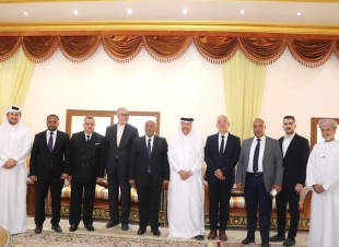 السفير البرزنجي يلبي دعوة غداء بمعية سيادة محافظ كربلاء مقدمة من الحاج احمد الخلف