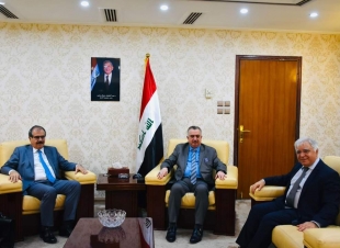 الوكيل البرزنجي يستقبل كلًا من سفير جمهورية العراق لدى جمهورية النمسا، ومبعوث العراق الخاص لشؤون المناخ
