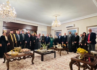 سفير جمهورية العراق لدى المملكة الأردنية الهاشمية وسفيرها غير المقيم لدى دولة فلسطين يقيم دعوة للسفراء ورؤساء البعثات الدبلوماسية العرب