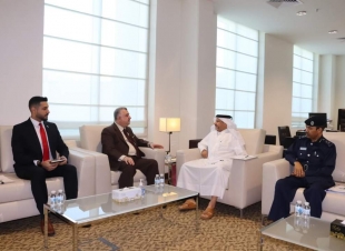  السفير البرزنجي يزور سعادة مدير ادارة التعاون الدولي ورئيس لجنة مكافحة الارهاب