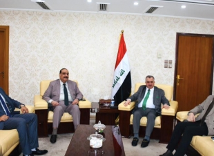 الوكيل البرزنجي يستقبل مستشارًا في دائرة المحاربين القدامى