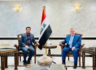 سفير جمهورية العراق لدى المملكة الأردنية الهاشمية يستقبل السيد هوزان زيباري .