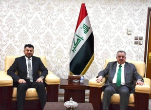 الوكيل البرزنجي يستقبل مستشار رئيس مجلس الوزراء لشؤون الايزيديين