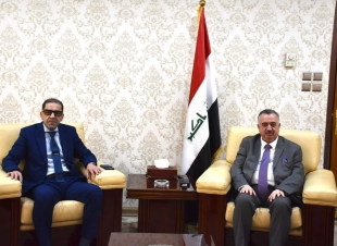 وكيل وزارة الخارجية للشؤون متعددة الاطراف والشؤون القانونية يستقبل القائم بأعمال السفارة المغربية لدى جمهورية العراق
