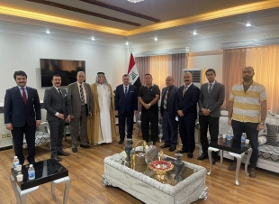 الوكيل البرزنجي يستقبل عددًا من السادة المهنئين