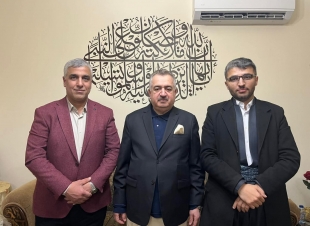 السفير البرزنجي يلتقي مؤسس ومدير عام مركز العلم للجميع في عمان.