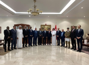 الوكيل البرزنجي يلبي دعوة سفير الجمهورية التركية لدى دولة قطر الشقيقة، ويلتقي عددًا من السفراء العرب والأجانب المعتمدين لديها في الدوحة .