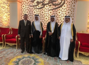 السفير البرزنجي يلبي دعوة السيد يوسف بن محمد بن يوسف جولوا بمناسبه حفل زواج نجله السيد عبد العزيز