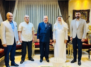 سفير جمهورية العراق لدى المملكة الأردنية الهاشمية يلبي دعوةً من لدن الشيخ عبداللطيف الهميم