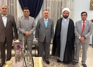 الوكيل البرزنجي يلبي دعوةً كريمة من السيد عبد الحسن العباسي الحسناوي