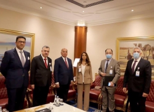 نائب رئيس الوزراء وزيرة الخارجيَّة اللبنانيّة تقدم شكرها للعراق حكومةً وشعباً على وقوفهم وتقديم الدعم، والمُؤازَرة إلى الشعب اللبنانيّ
