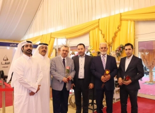 ‎السفير عمر البرزنجي يزور معرض الصيف التجاري في كتارا 