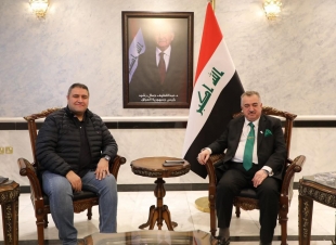 السفير البرزنجي يستقبل رئيس مجموعة سالار القابضة السيد سالار بزركان.