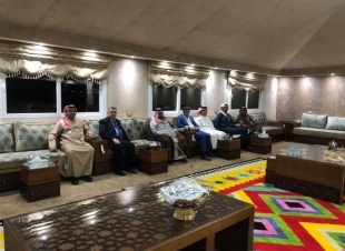 السفير عمر البرزنجي يلبي دعوة عشاء من قبل سعادة ‏السيد محمد جابر حمد الحنزاب (قبيلة المرة