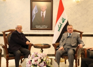 السفير البرزنجي يستقبل السفير الأردني السابق لدى العراق .