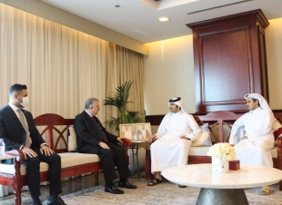السفير البرزنجي يزور سعادة وزير الثقافة في دولة قطر الشقيقة