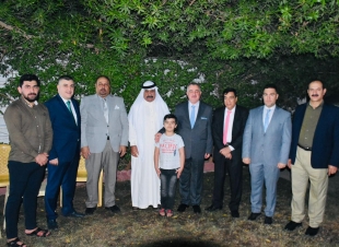 الوكيل البرزنجي يلبي دعوة كريمة من لدن الشيخ عبد الجبار العنزي