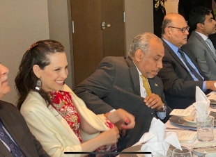 رئيس البعثة العراقية في اوتاوا حيدر راضي ناصر الشمرتي  يحضر الدعوة التي أقامها مجلس سفراء جامعة الدول العربية