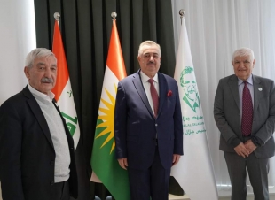 الوكيل البرزنجي يزور مؤسسة الرئيس جلال طالباني ويلتقي رئيسها