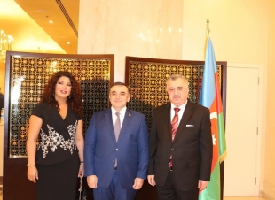 السفير البرزنجي يشارك في حفل استقبال العيد الوطني لجمهورية اذربيجان