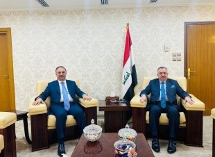 الوكيل البرزنجي يستقبل صاحب مجموعة شركات كار