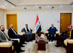 السفير البرزنجي يستقبل رئيس ديوان الوقف السني السابق 