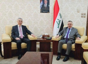‎الوكيل البرزنجي يستقبل سفير جمهورية العراق لدى مملكة بلجيكا
