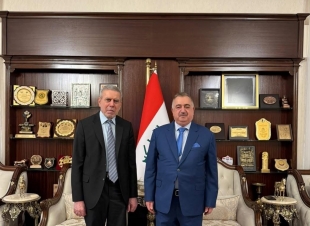 سفير جمهورية العراق لدى المملكة الأردنية الهاشمية يستقبل نائب رئيس جمهورية العراق الأسبق