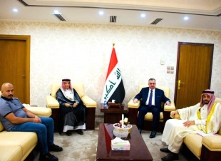  الوكيل البرزنجي يستقبل الدبلوماسي المتقاعد القائم بالأعمال العراقي الأسبق في اليمن