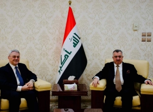 السفير البرزنجي يستقبل مندوب العراق الدائم لدى الأمم المتحدة/ نيويورك