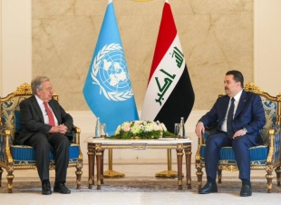 غوتيريش: العراق أصبح أكثر تطوراً وأماناً والأمم المتحدة ستواصل مشاريعها في هذا البلد