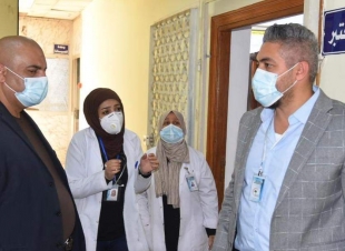 زيارات مستمرة من قبل الدكتور مدير قطاع الدورة الصحي