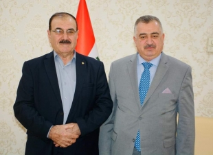 السفير البرزنجي يستقبل معالي وزير الدولة الأسبق السيد علي محمد