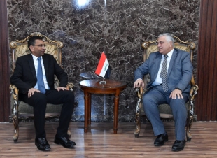 رئيس دائرة آسيا وأستراليا يلتقي السفير الهندي لدى العراق