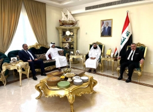 السفير عمر البرزنجي يستقبل المهنئين بعيد الفطر المبارك في دار السكن في اليوم الثاني للعيد 