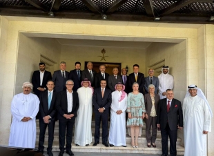 سفير جمهورية العراق لدى المملكة الأردنية الهاشمية يلبي دعوة السفير السعودي على شرف مدير المراسم الأردنية والسفير السوداني بمناسبة انتهاء مهام عملهما